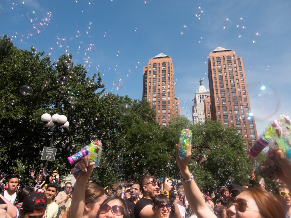 Bubble Fest, NYC, Morando em Nova Iorque, Verão Nova Iorque