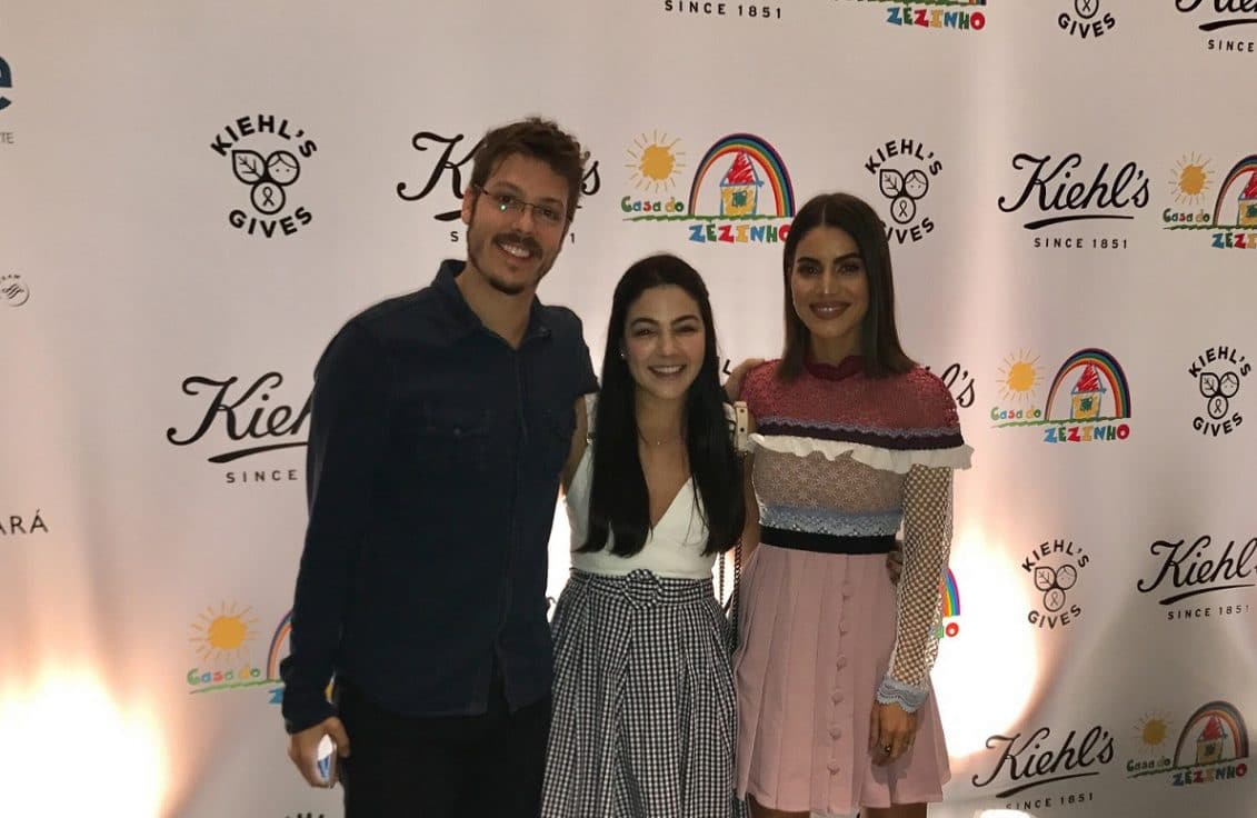 Kiehl's Parceria com Camila Coelho e Fabio Porchat em Prol Da Casa Do Zezinho